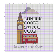 Load image into Gallery viewer, Cross Stitch Font - Art Deco
