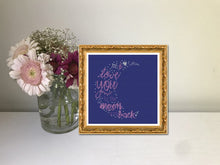 Load image into Gallery viewer, Love Cross Stitch Pattern - Love you to the moon and back
