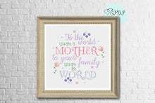 Load image into Gallery viewer, Mothers Day Cross Stitch Pattern
