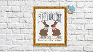 Easter Bunny Cross Stitch Pattern