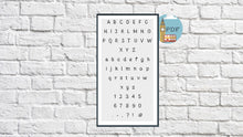Load image into Gallery viewer, Cute Cross Stitch Font, Simple Cross Stitch Alphabet PDF
